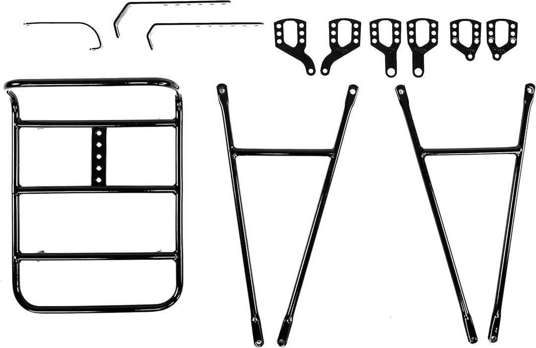 Pelago Commuter Front Rack Aluminium - Poliert S silber S, silber S