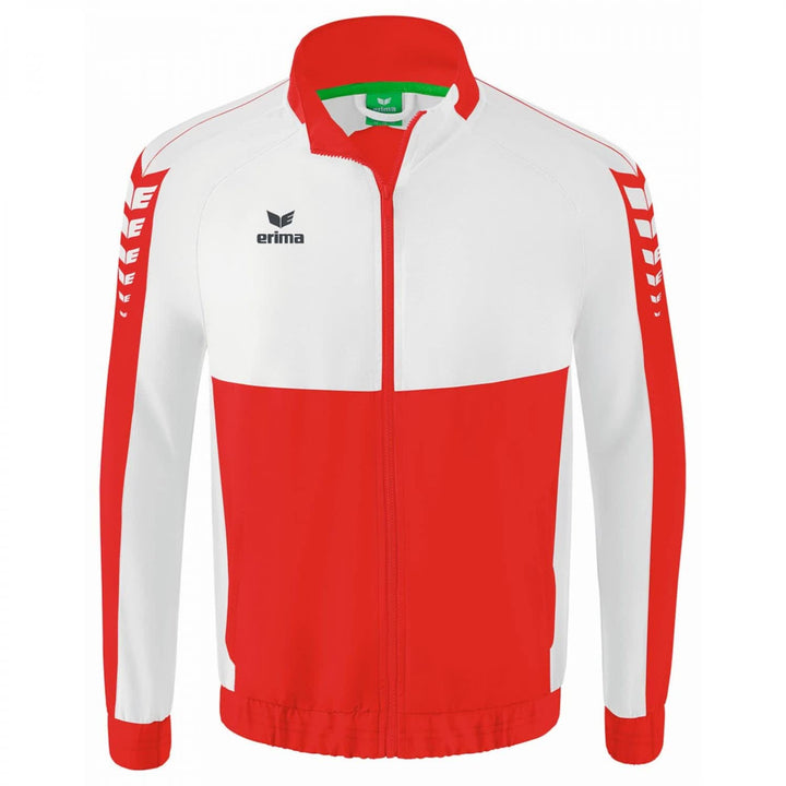 Erima Herren Six Wings Präsentationsjacke S Rot/Weiss, S Rot/Weiss