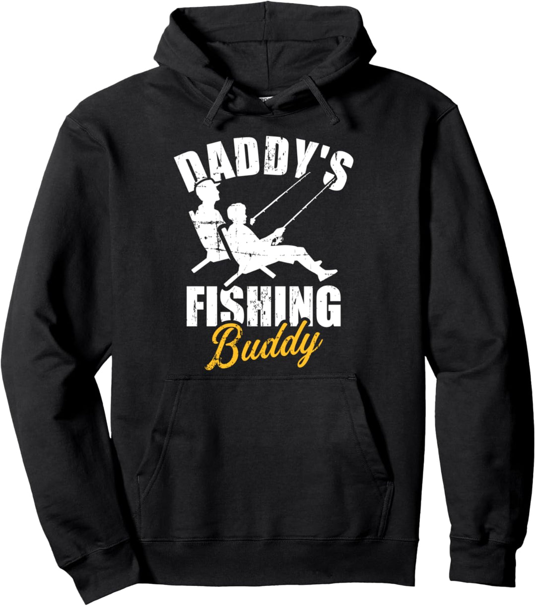 Angeln Vater Papa Sohn Pullover Hoodie