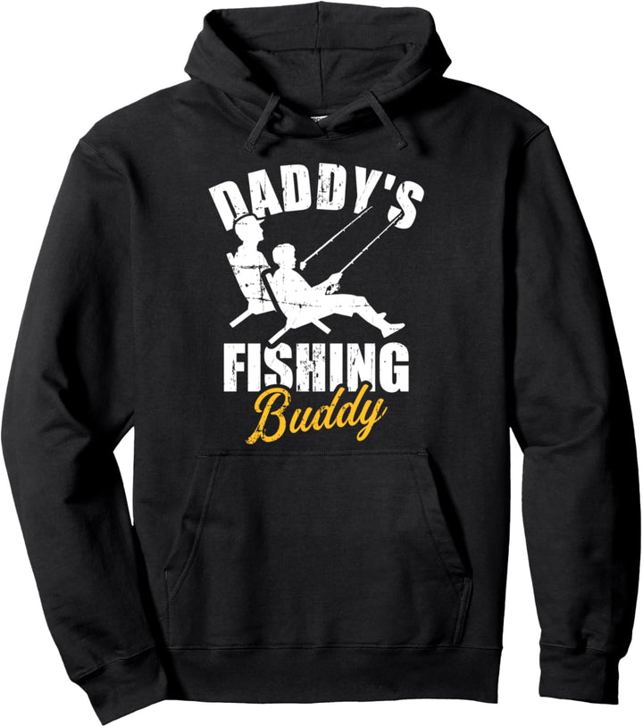 Angeln Vater Papa Sohn Pullover Hoodie