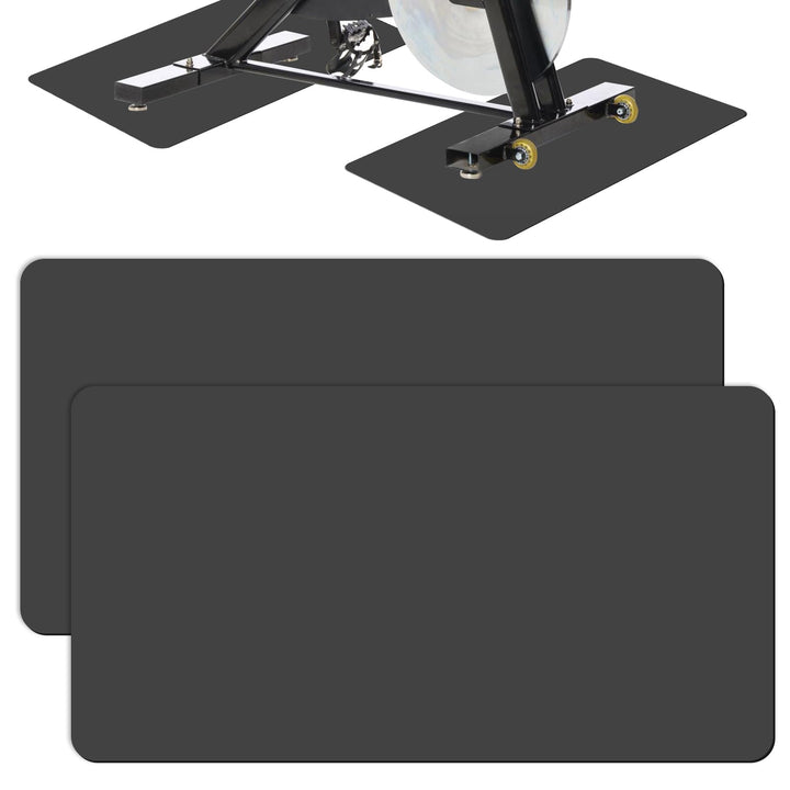 2 Stück Bodenschutzmatte Fitnessgerät, 60 * 30cm Laufband Matte 3mm Dicke, Stossfeste Bodenschutzmat