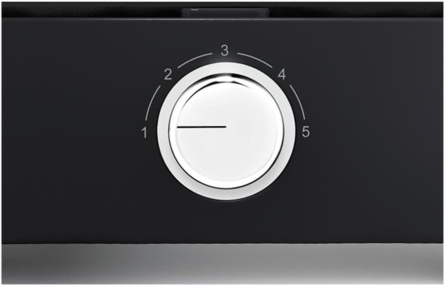 WMF Lono Tischgrill gerippt, 2 W, Elektrogrill mit variabler
