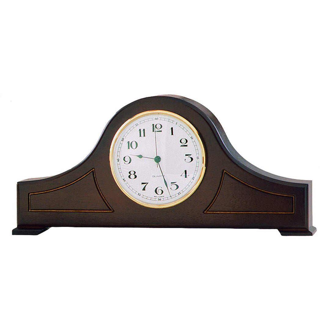 Tisch-Stiluhr von Zeit.Punkt – Nostalgie-Design – Made in Germany – Massives Holzgehäuse aus Nussbau