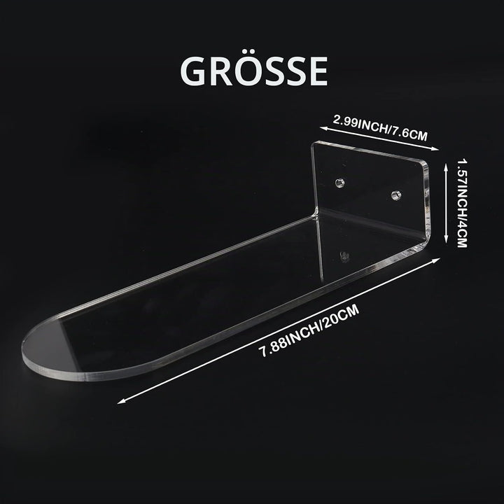 6 Pack Schwimmende Schuh Regale, Transparente Acryl Schuh Regale Montiert EIN der Wand, für die Anze