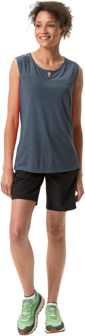 VAUDE Damen Women's Skomer Hiking Top Top 34 Dark Sea, 34 Dark Sea