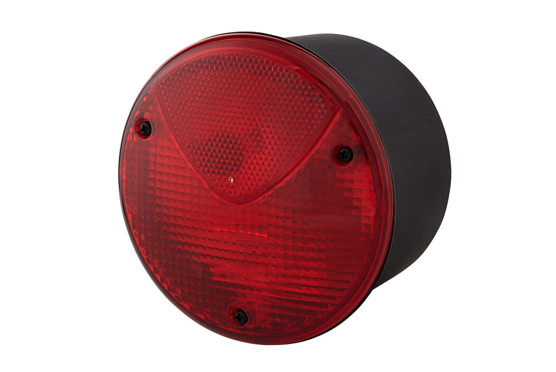 HELLA Rückleuchte - Glühlampe - 24V / 12V - Einbau/geschraubt - SAE/ADR/GGVS - Lichtscheibenfarbe: r