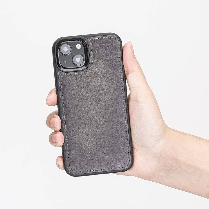 Solo Pelle Lederhülle für das iPhone 13 in 6.1 Zoll Stanford Case Leder Hülle Ledertasche Backcover