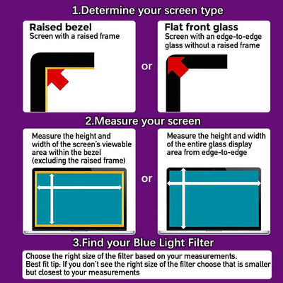 PaceBid Anti-Blaulichtfilter 12.5 Zoll 16:9 Laptop Displayschutzfolie, Anti-Blaulicht, Anti-UV, Abne