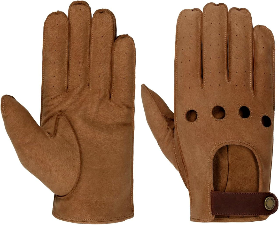 Stetson Vented Lederhandschuhe Handschuhe Fingerhandschuhe Ziegenlederhandschuhe Herren - Frühling-S