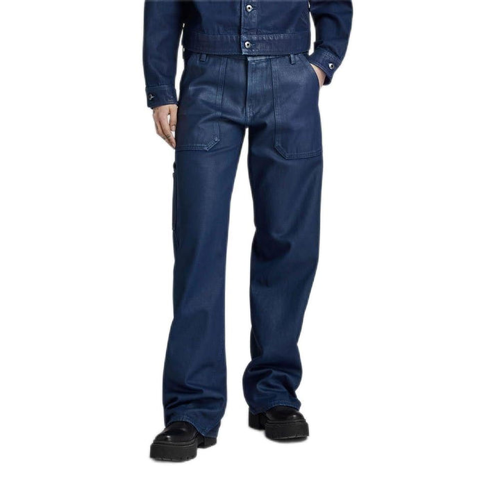 G-STAR RAW Damen Judee Carpenter Loose Jeans 26W / 30L Blau (Luna Blue Cobler D23590-d436-g275), 26W