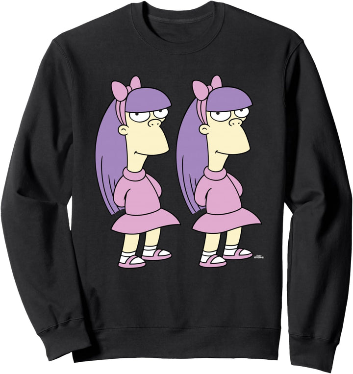 The Simpsons Sherri and Terri Twins Sweatshirt