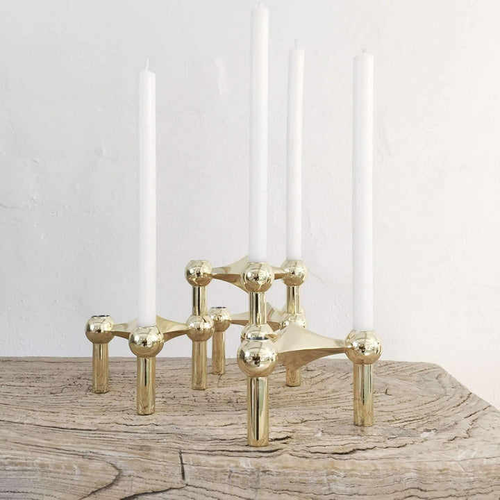 STOFF Nagel - Candle Holder - Solid Brass