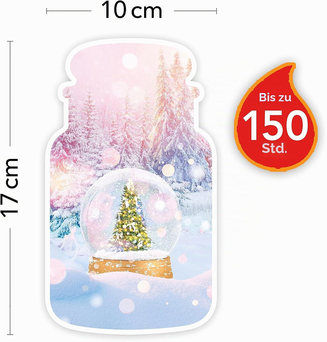 Yankee Candle Duftkerze | Grosse Snow Globe Wonderland Duftkerze im Glas | Snow Globe Wonderland Kol