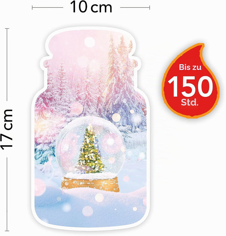 Yankee Candle Duftkerze | Grosse Snow Globe Wonderland Duftkerze im Glas | Snow Globe Wonderland Kol