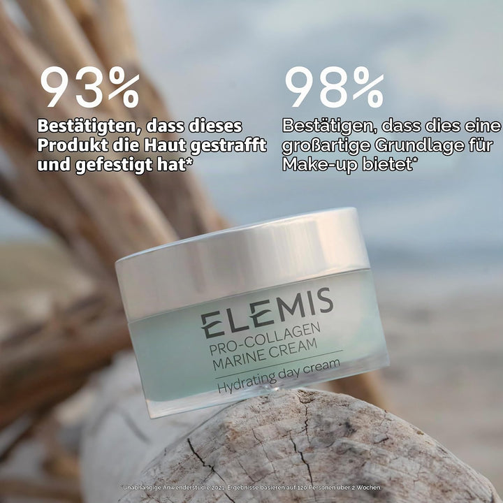 Elemis Pro-Collagen Marine Cream, Anti-Falten, ultraleicht, 3-in-1-Feuchtigkeitscreme für das Gesich