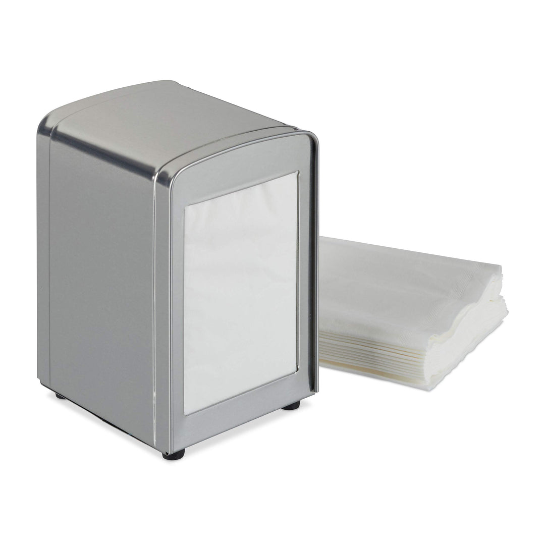 10 x Serviettenspender Retro, Metall, kleine Gastro Serviettenhalter für Eisdiele, Café, Bistro, HBT