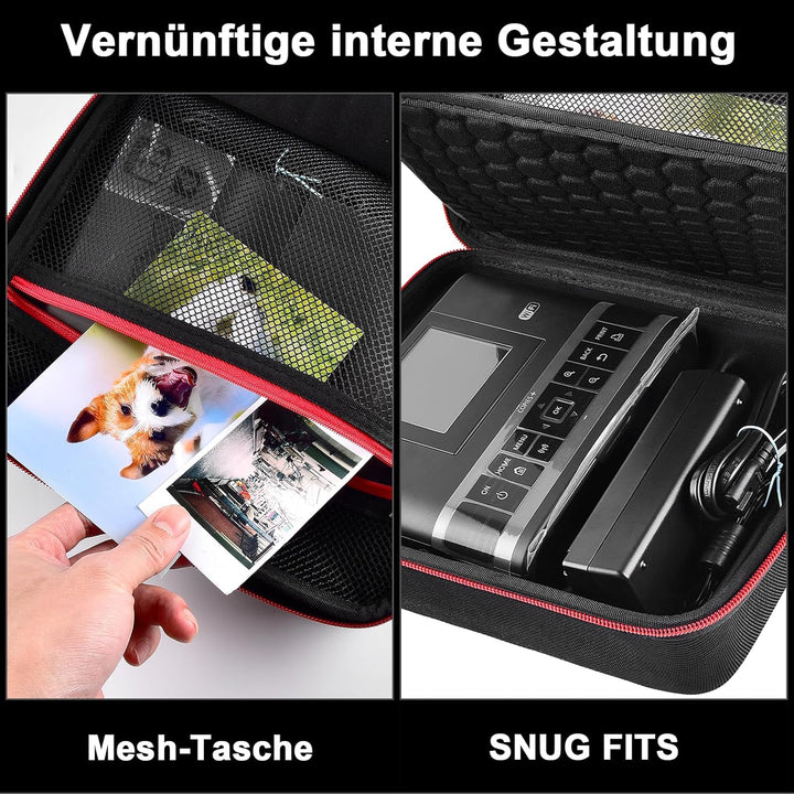 casmilee Hart Tasche für Canon SELPHY CP1500/CP1300/CP1200 Mini Mobiler Fotodrucker und Farbtinten P
