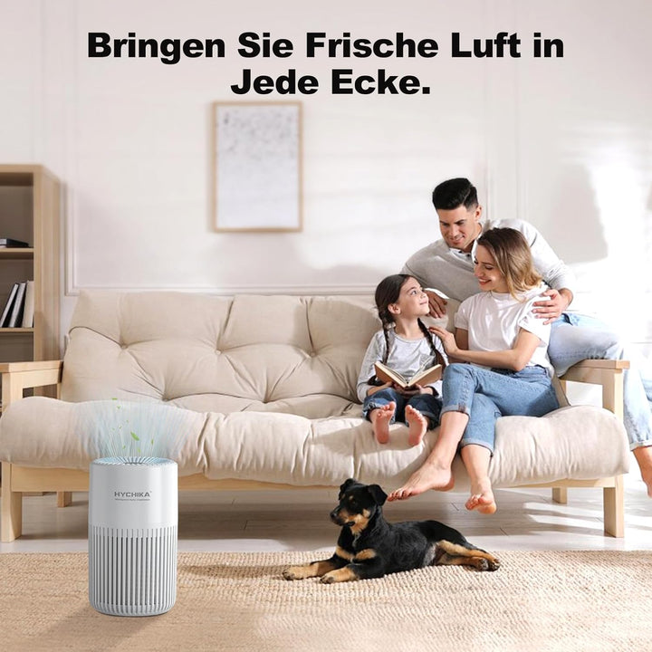 Luftreiniger Allergiker mit Aromatherapie - Air Purifier für Schlafzimmer,3-in-1 H13 HEPA Luftfilter