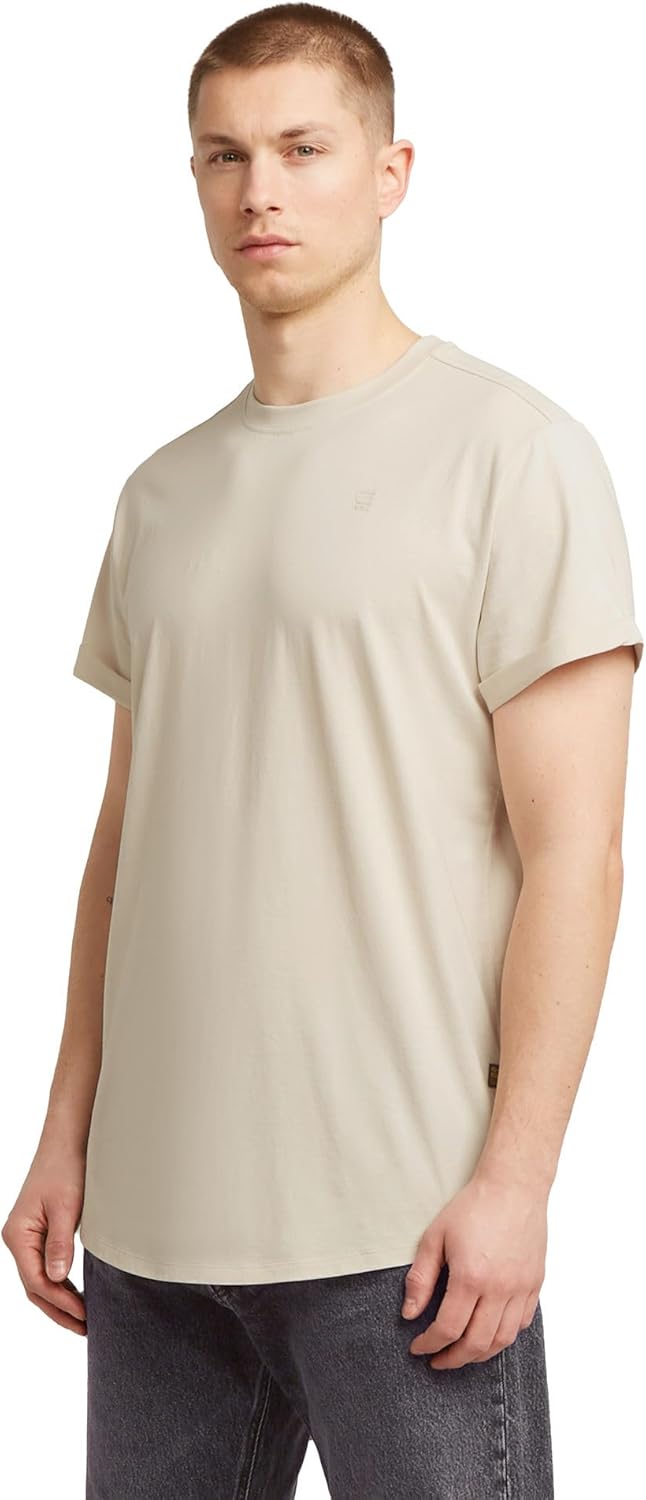 G-Star Herren Lash Sports Graphic Relaxed T-Shirts XS Beige (Whitebait D16396-b353-1603), XS Beige (