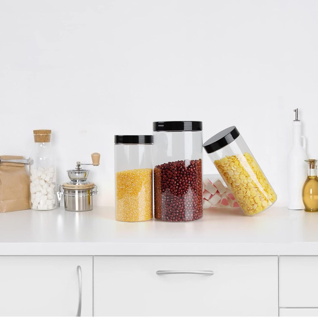 Aufbewahrungsbox Küche, Aufbewahrungsbox mit Deckel Küche, Vorratsdosen 3 Set 1000ml & 3 Set 500ml z