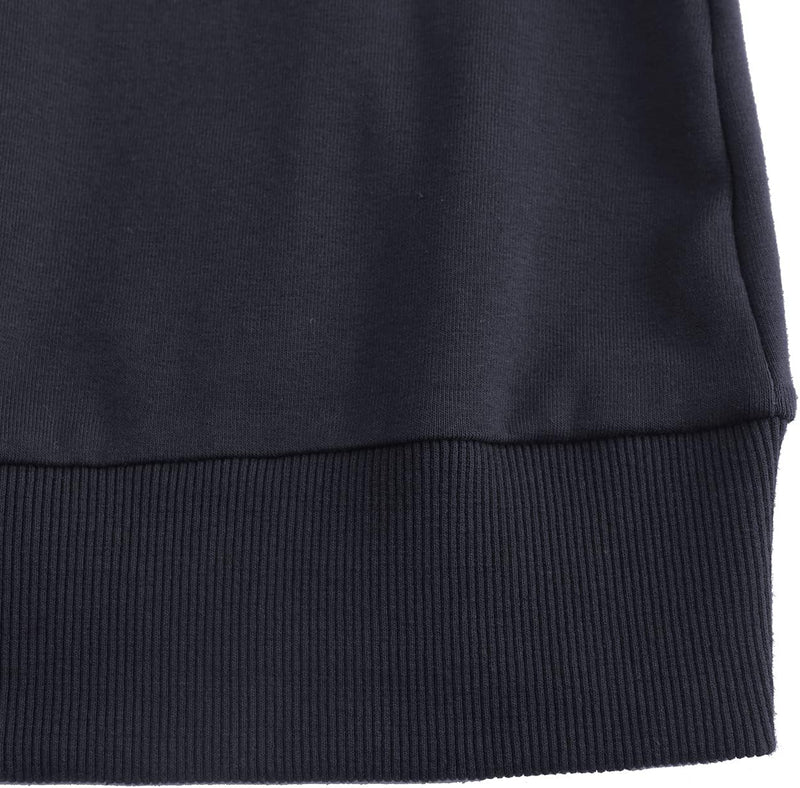 DOTIN Damen Sweatkleid Langarm Sweatshirt Pulloverkleid Herbst Hoodie Kleider Lässiges Jumper Tops M