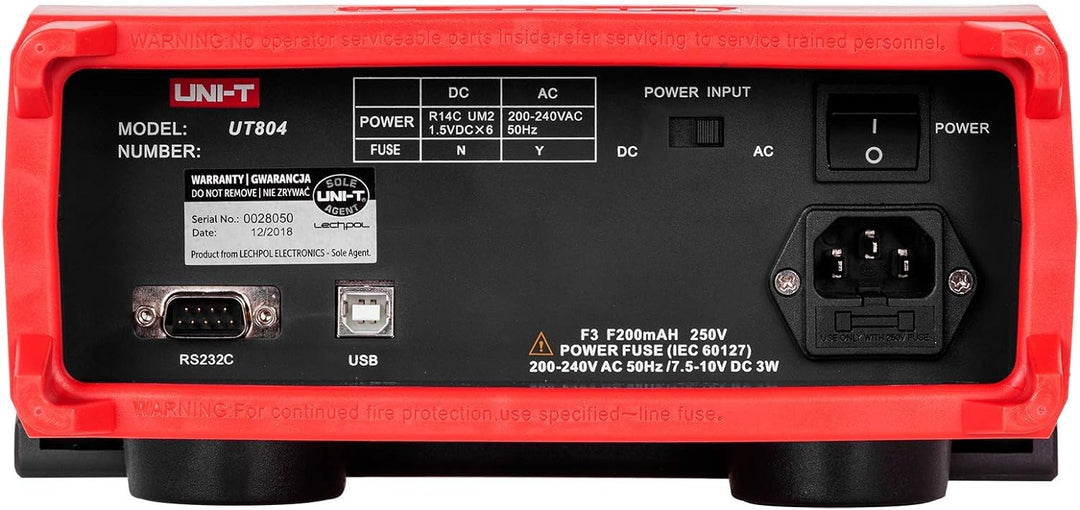 Tischmultimeter UNI-T UT804/MIE0097