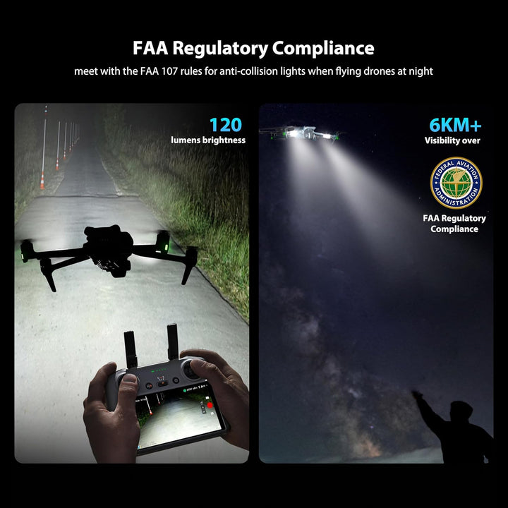 STARTRC Strobe Drone Light,Anti-Kollisionslicht,LED Drohne Blitzlicht Für FAA-Drohnen-Nachtflüge,led