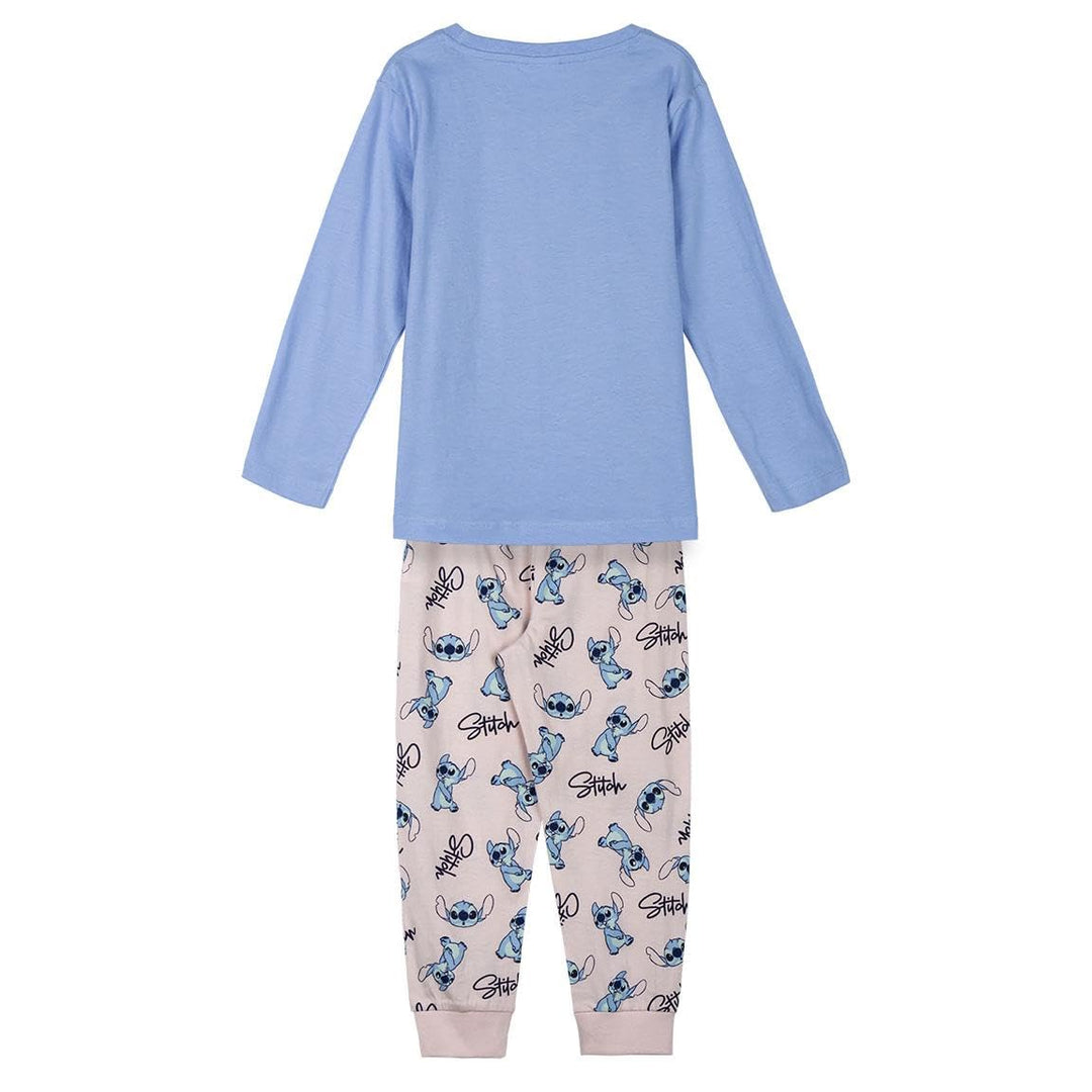 Disney Lilo und Stitch Mädchen-Schlafanzug, Stitch Pyjama, 100% Baumwolle, Gr. 128-176 (DE/NL/SE/PL,