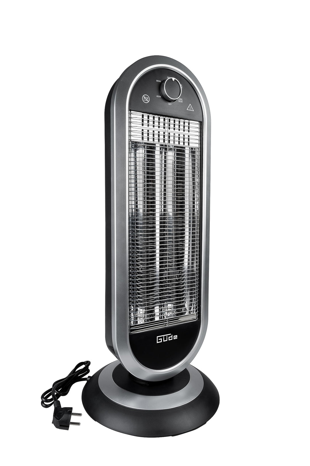 Güde Infrarot Heizstrahler GIH 900 (900 W Heizleistung, 2 Heizstufen (450/900 W) mit oder ohne Oszil