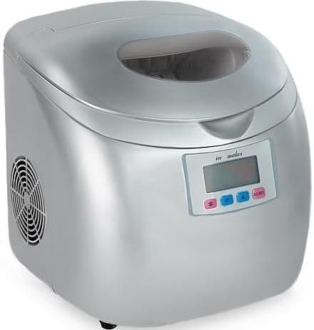Gino Gelati IC-210W Digitaler Eiswürfelbereiter Eiswürfelmaschine Icemaker max. 15 Kg/24h