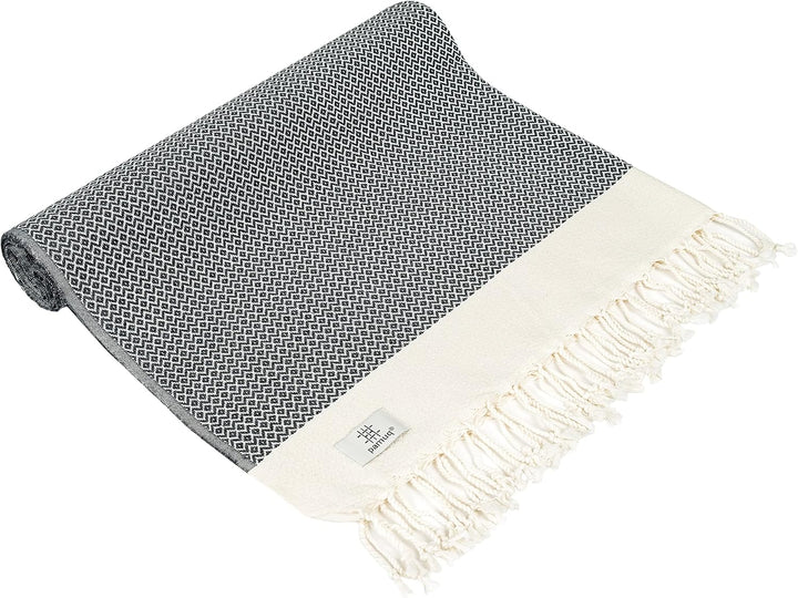 Strandtuch XXL Saunatuch Badetuch Hamamtuch Gross Baumwolle Duschtuch Pestemal Handtuch Fouta Pareo