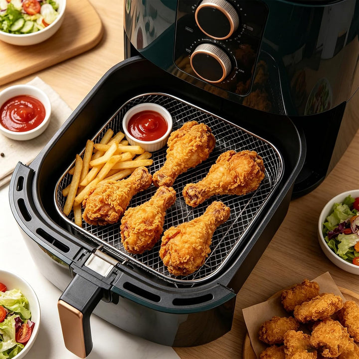Gitter für Heissluftfritteuse 8 Stück Körbe für Airfryer