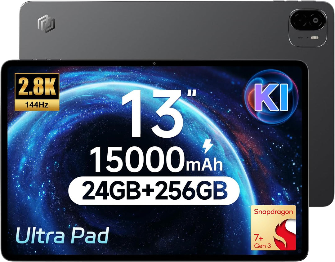 ALLDOCUBE Ultra Pad 13 Zoll AI-Tablet Android 15, 2880x1840 Display mit 144Hz, Snapdragon 7+ Gen3 Ga