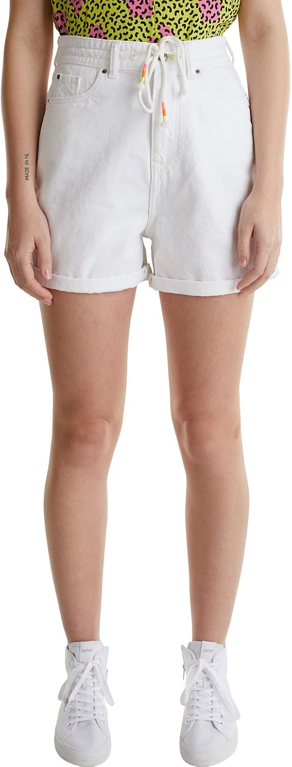 ESPRIT Damen Shorts 30 100/White, 30 100/White