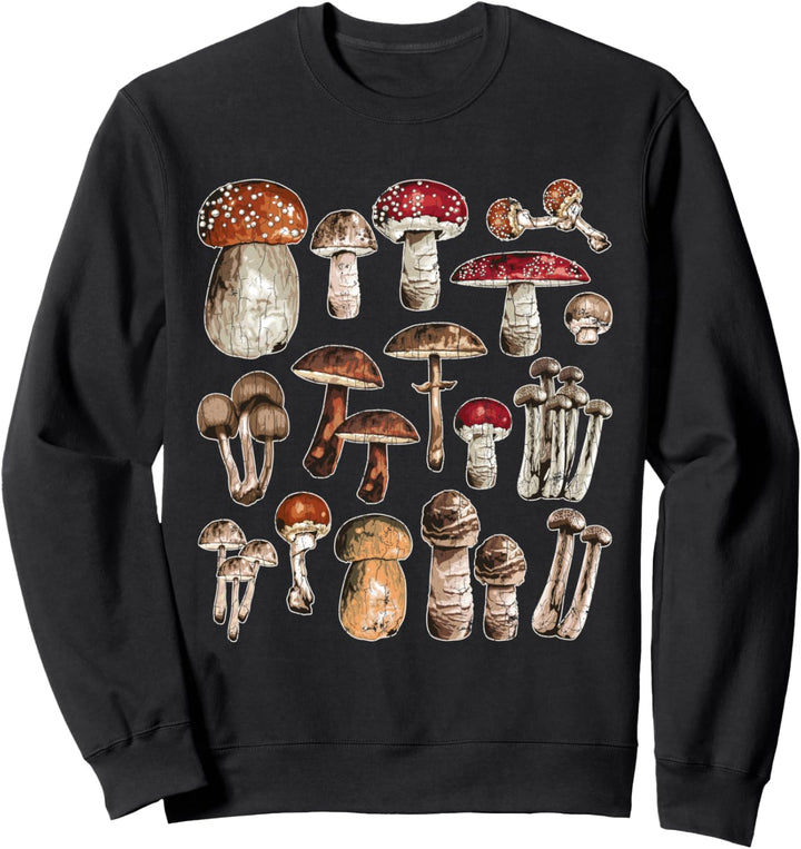 Pilze Bekleidung Pilzsammler Geschenk Sammeln Pilz Grafik Sweatshirt