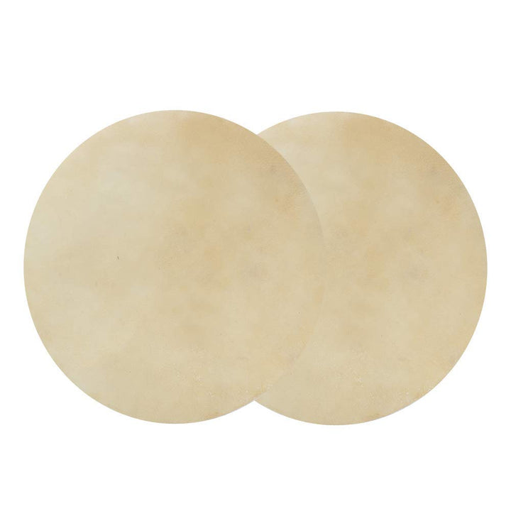 8,5/9 Zoll Buffalo Leather Drum Head 2 Stück, lang anhaltender und gleichmässiger Klang für afrikani