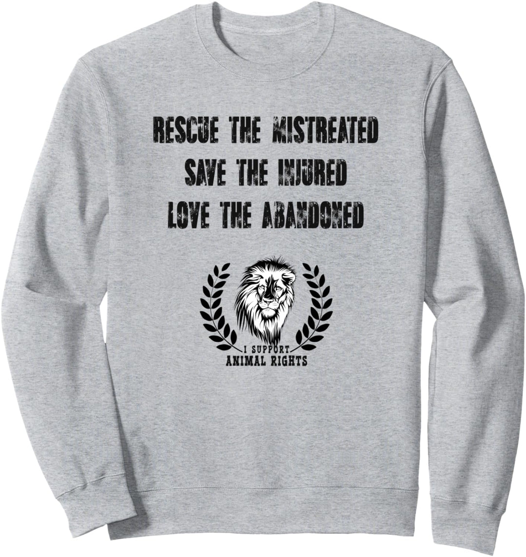 Tierschutz, I Support Animal-Rights Sweatshirt