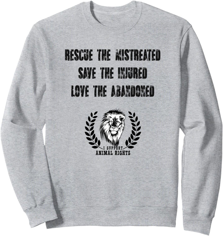 Tierschutz, I Support Animal-Rights Sweatshirt