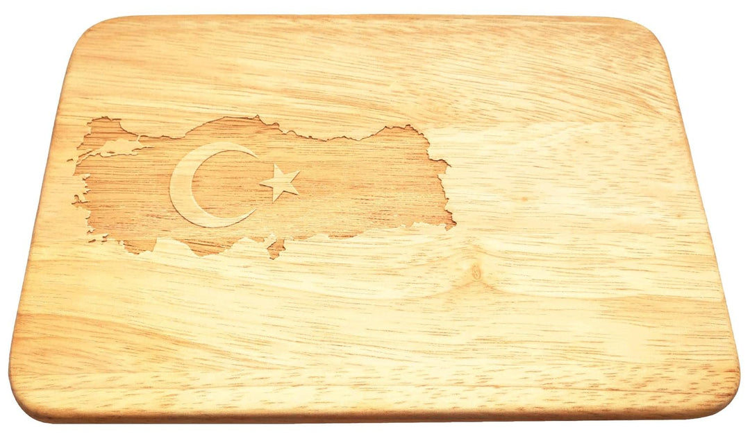 Frühstücksbrettchen Türkei Brotbrett Türkiye Gravur