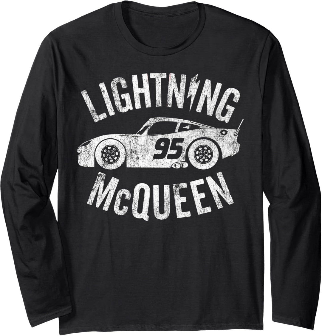 Disney Pixar Cars Lightning McQueen Vintage Langarmshirt