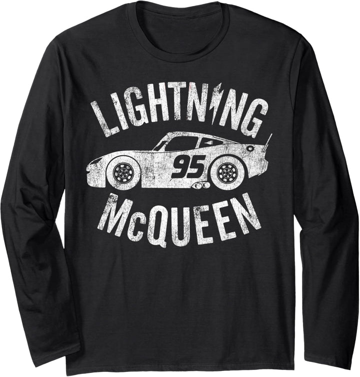 Disney Pixar Cars Lightning McQueen Vintage Langarmshirt