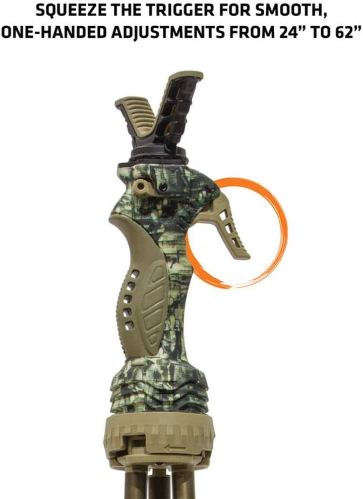 PRIMOS Trigger Stick - Gen 3 - Tripod Tall Jim Shockey Edition Zielstock Dreibein