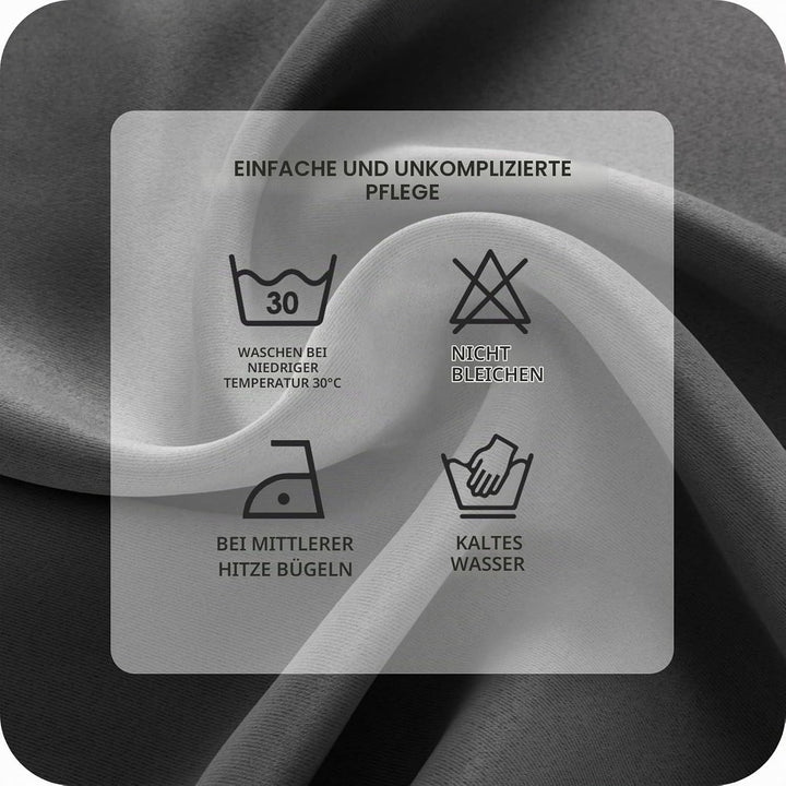 MRTREES Scheibengardinen Blickdicht Kurz Modern Fenster Küche Wohnmobil Bistrogardine 2er Set H 45 x