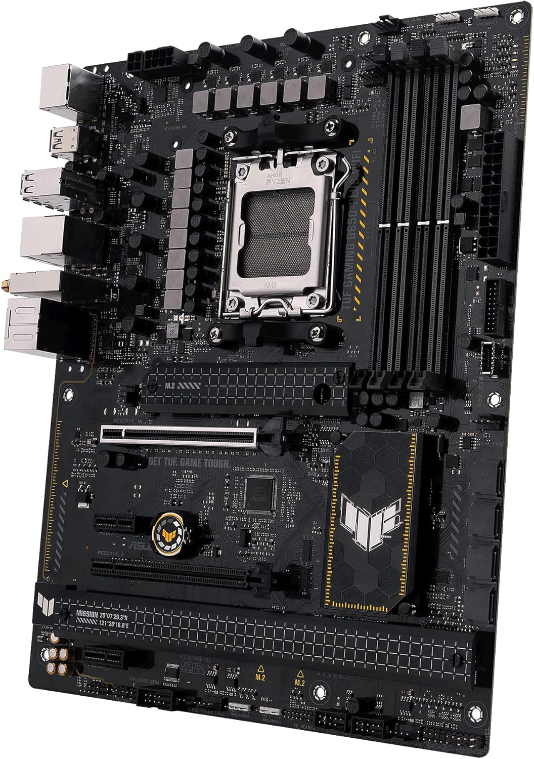 ASUS TUF GAMING B650-PLUS WIFI Mainboard Sockel AMD AM5 (Ryzen 7000, ATX, PCIe 5.0, DDR5-Speicher, 1