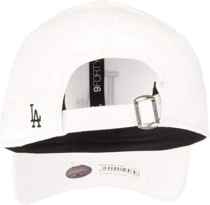 New Era MLB Cap verstellbar Basecap 9forty Baseball Kappe NY LA Rear Logo Einheitsgrösse Dodgers-Whi