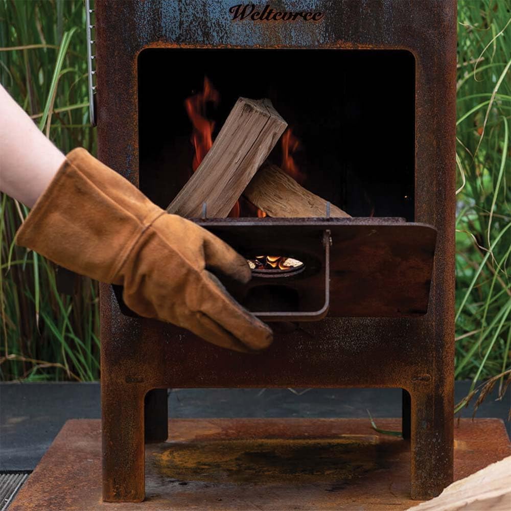 Weltevree Outdooroven Brennkammertür 35 x 35 cm, h 14 cm