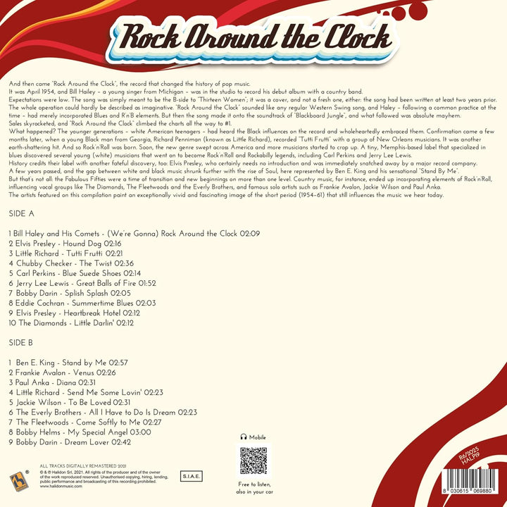 Rock Around the Clock Vinyl – Rock’n Roll and Classic 50’S Hits - Little Richard, Ben E. King, Jacki