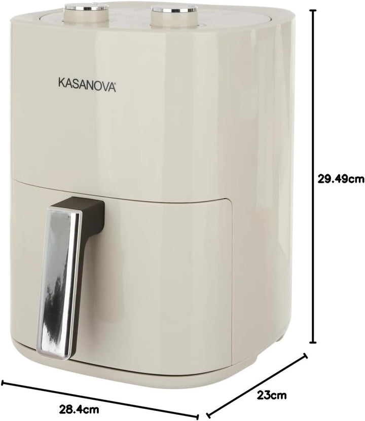 Luftfritteuse 4 l 1500 W creme, Beige