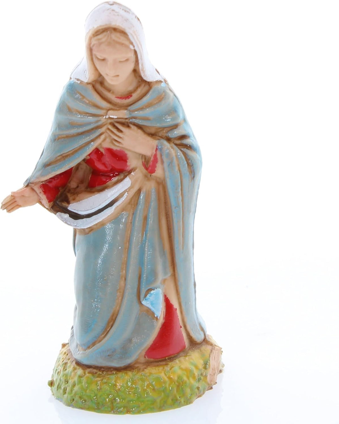 Moranduzzo Krippe 6 Figuren Geeignet für Krippe 6 cm Massstab 1:32 – MINI 6 – Unzerbrechliche Figur,