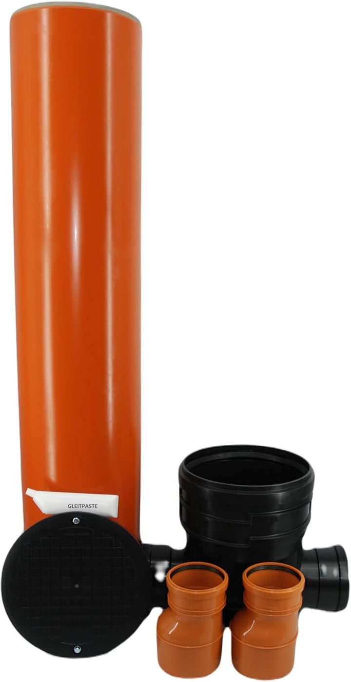 Megaa store KG Kontrollschacht DN 315/ Anschlüsse 160-125-110 Höhe 0,5m bis 2m Revisionsschacht Abwa